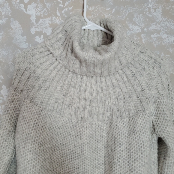 Madewell Snowbound Drawstring Pullover Sweater Turtleneck Size XS Mohair Wool. - Picture 8 of 12